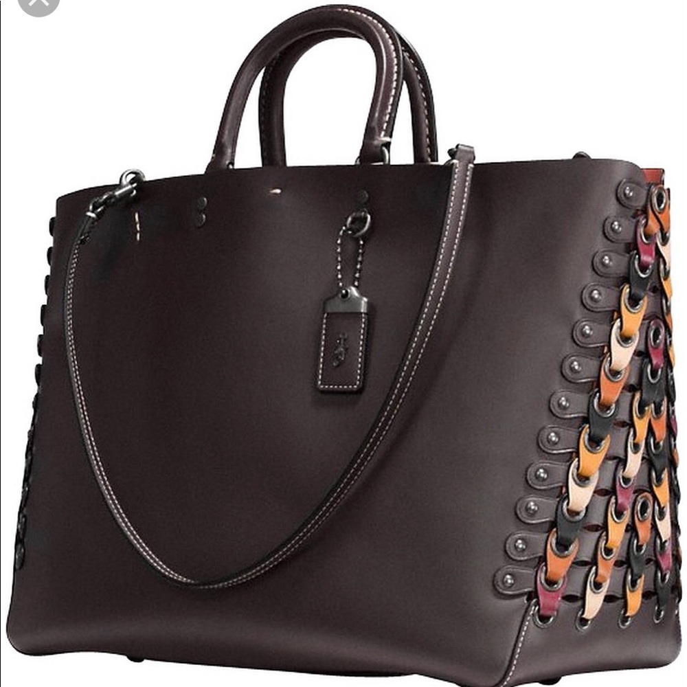 Coach Olive Green Rogue Tote... Please note that hang tag will not be included